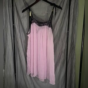 light pink baby doll chemise / nightgown
